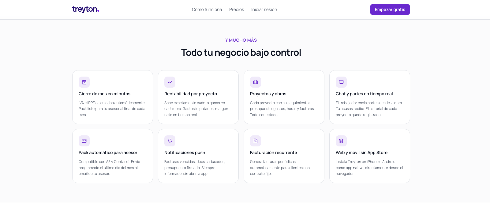 Treyton — Todo tu negocio bajo control